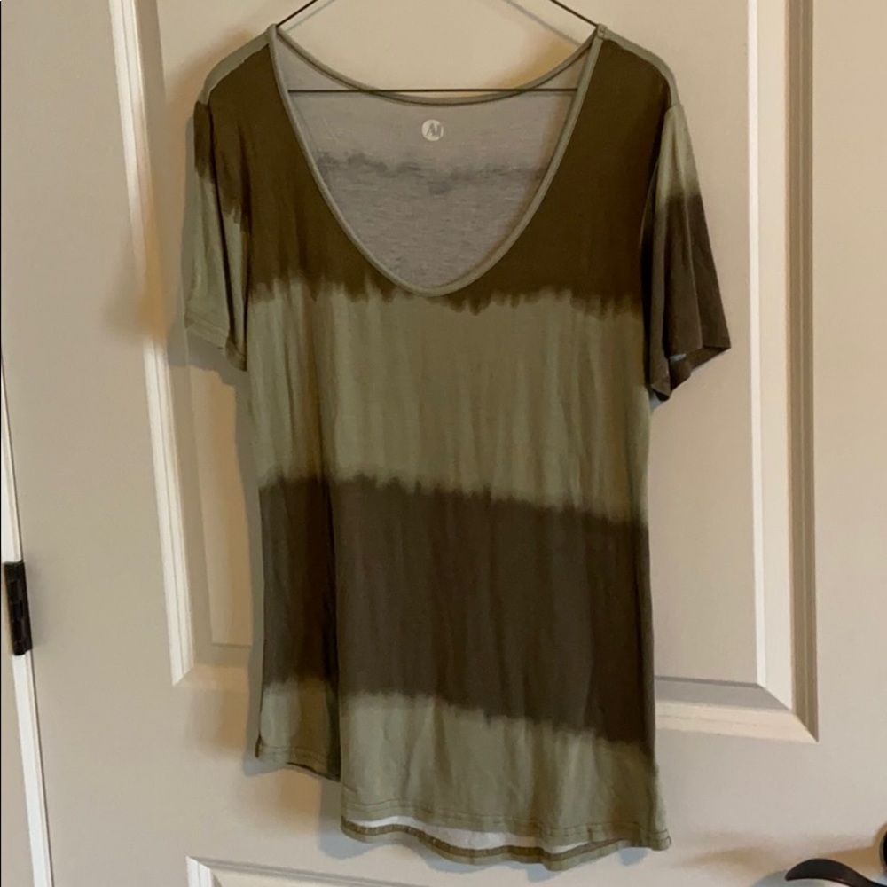 A&I Striped Green Shirt